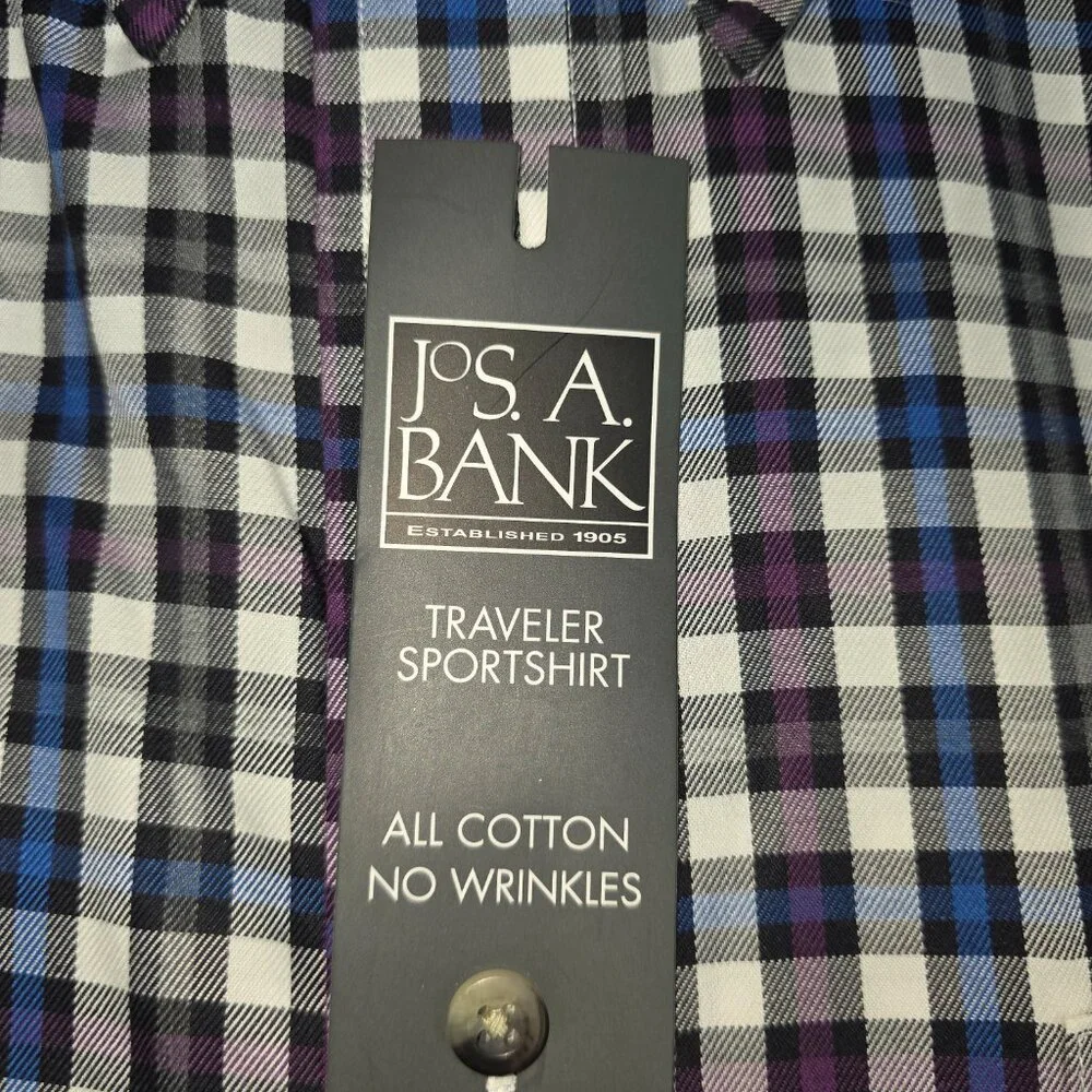 JoS A Bank Traveler Collection Men's Shirt - Picture 4 of 6